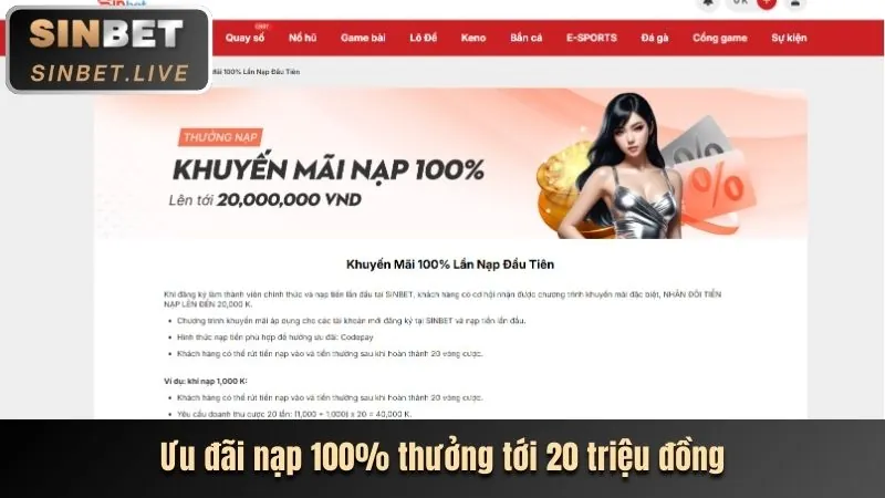 Ưu đãi chào mừng Betway Casino